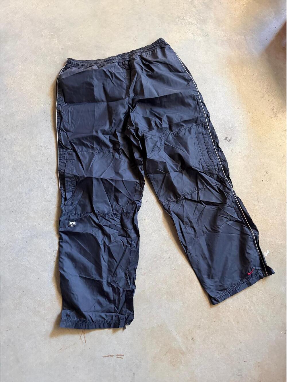 VTG Nike Black Track Pants Sz XL - Picture 2 of 6